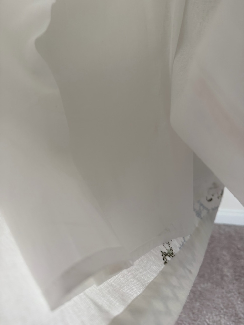 Camila Coelho Cream Floral Embroidered Top and maxi skirt Two-Piece Set - Picture 5 of 10